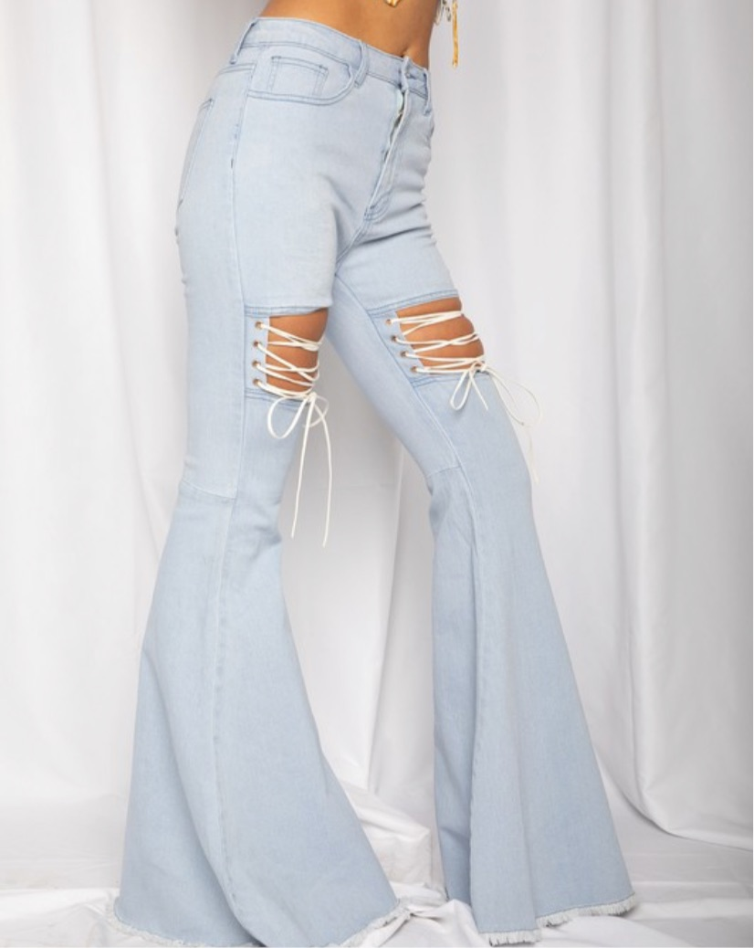 All Tied Up Denim Jeans