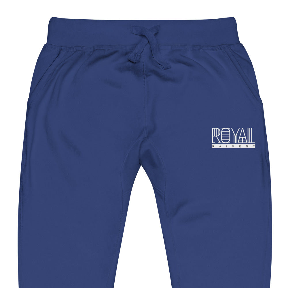 Royal Raiment Embroidered Unisex fleece sweatpants